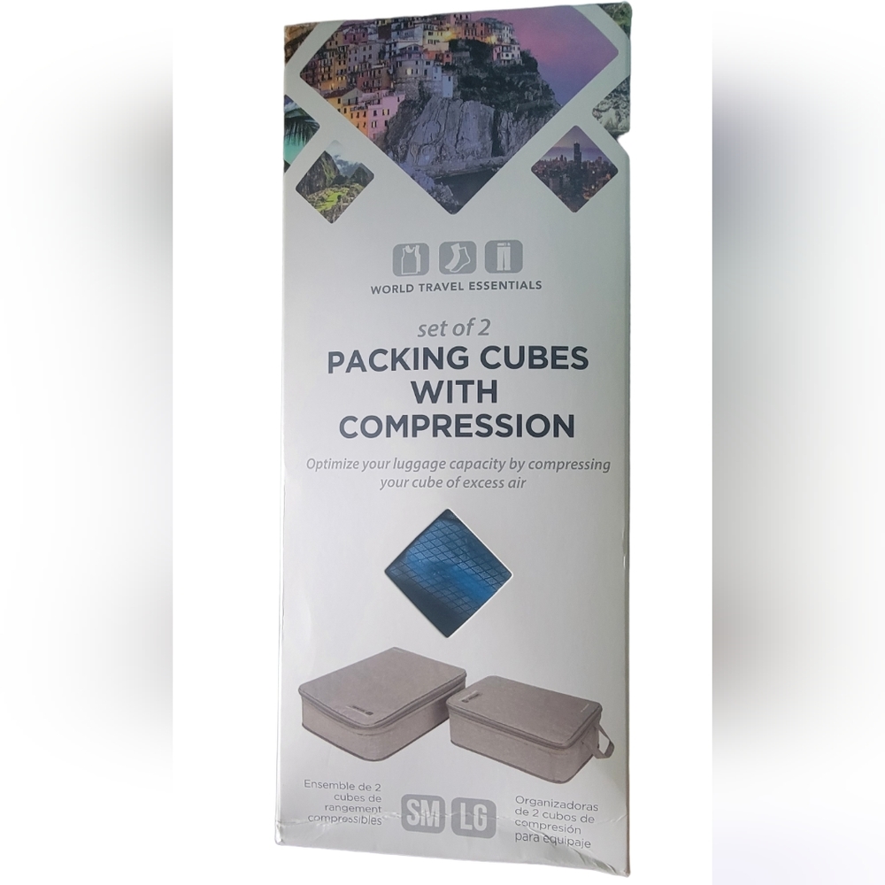 Travelon Set of 2 Packing Cubes with Compression NWT